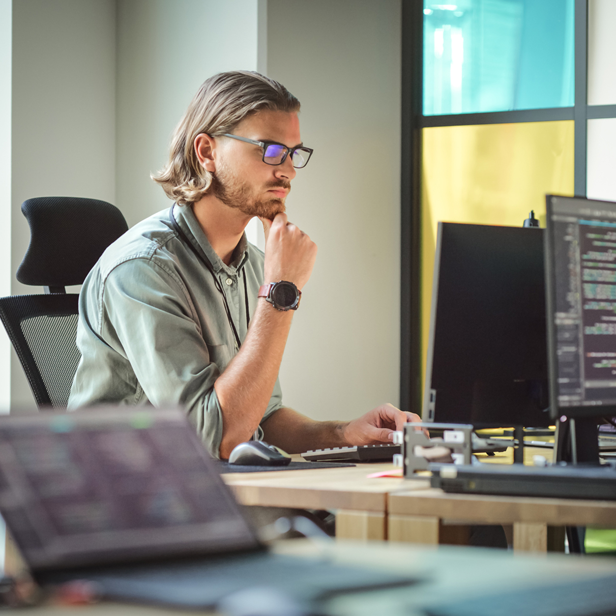 Code editor interface demonstrating experiment instrumentation
